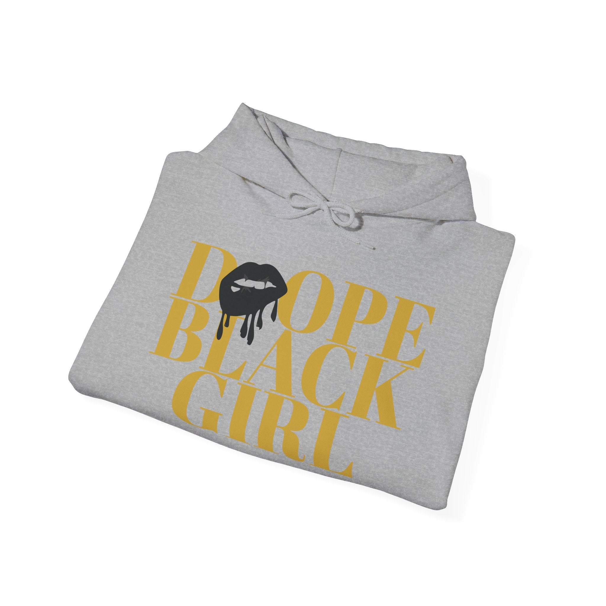 Dope Black Girl Hoodie, Unisex Sweatshirt, Empowerment Gift, Casual Streetwear, Black History Month Apparel, Birthday Gift