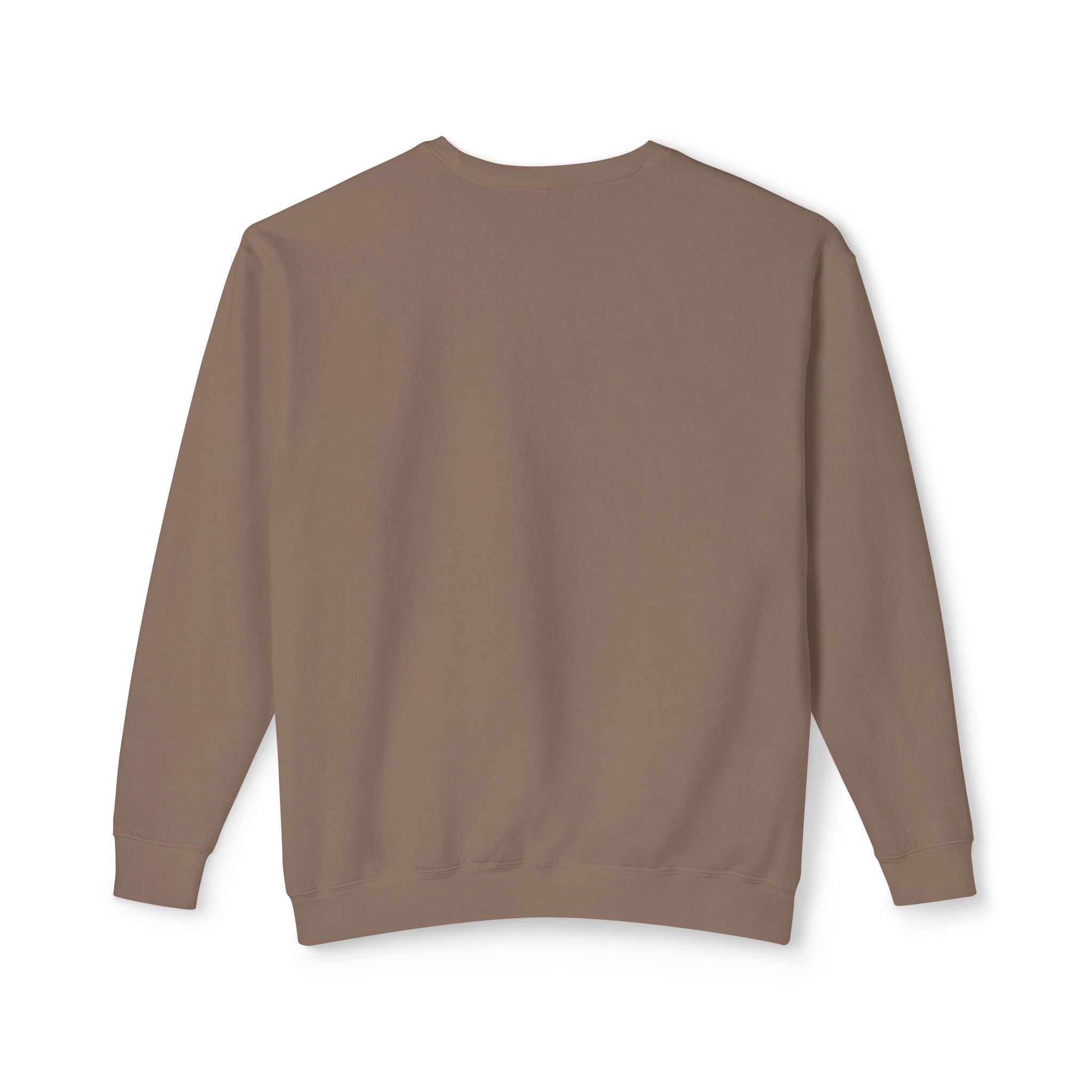 Dark Choc-Lit Crewneck Sweatshirt — 100% Melanin Brown Cozy Pullover