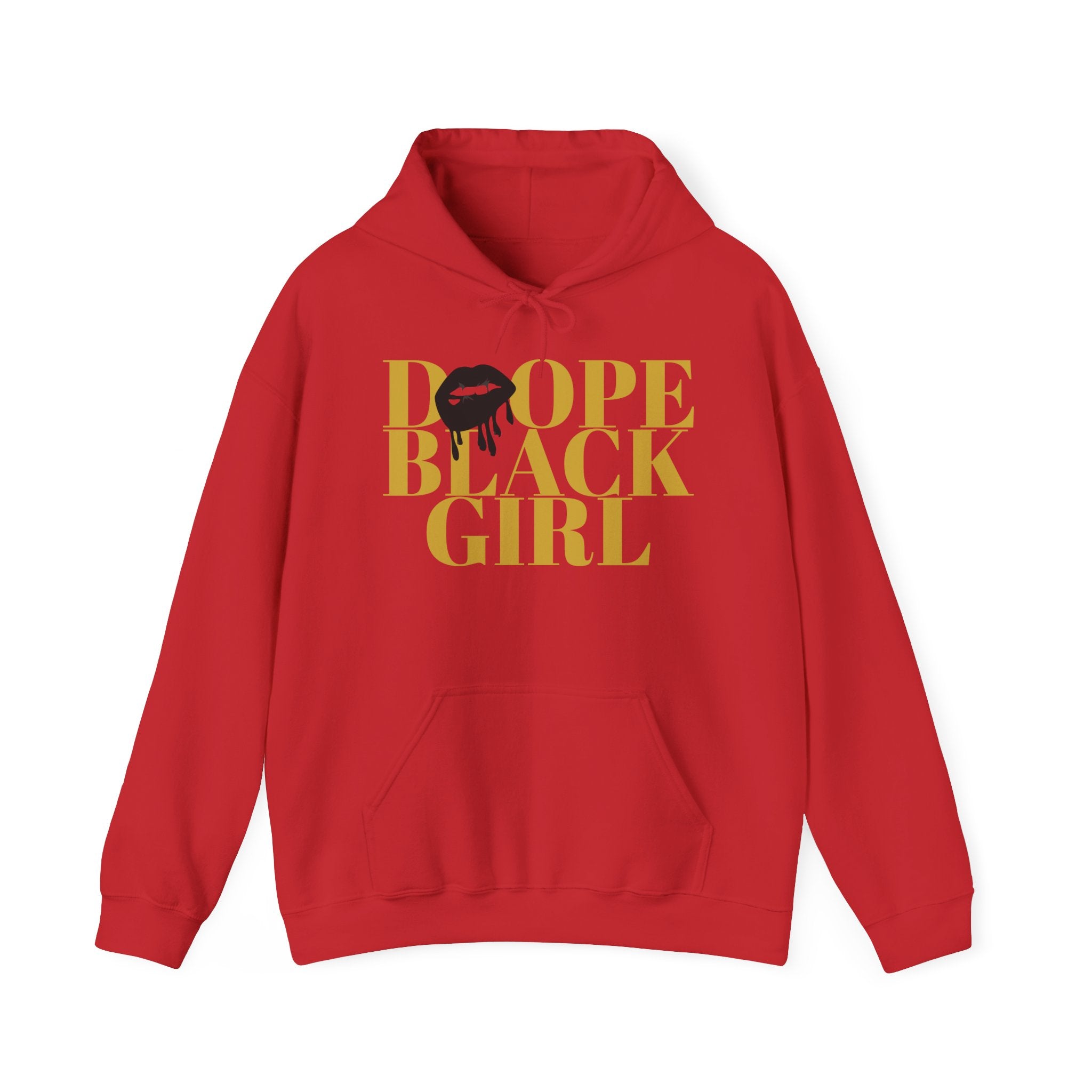 Dope Black Girl Hoodie, Unisex Sweatshirt, Empowerment Gift, Casual Streetwear, Black History Month Apparel, Birthday Gift