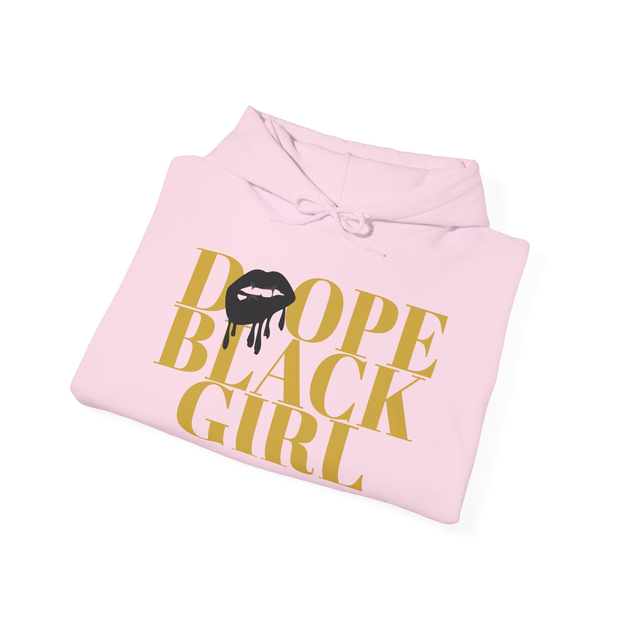 Dope Black Girl Hoodie, Unisex Sweatshirt, Empowerment Gift, Casual Streetwear, Black History Month Apparel, Birthday Gift