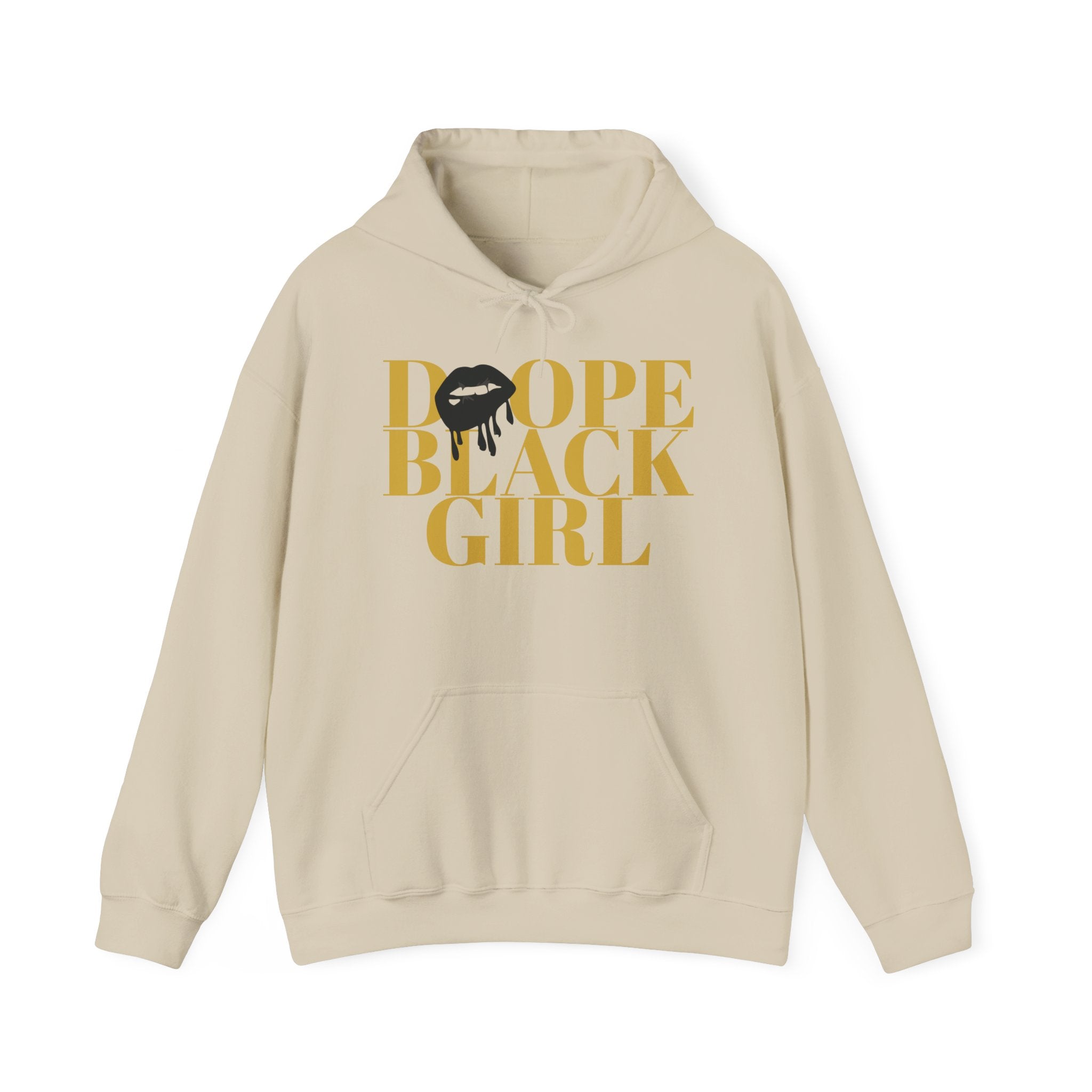Dope Black Girl Hoodie, Unisex Sweatshirt, Empowerment Gift, Casual Streetwear, Black History Month Apparel, Birthday Gift