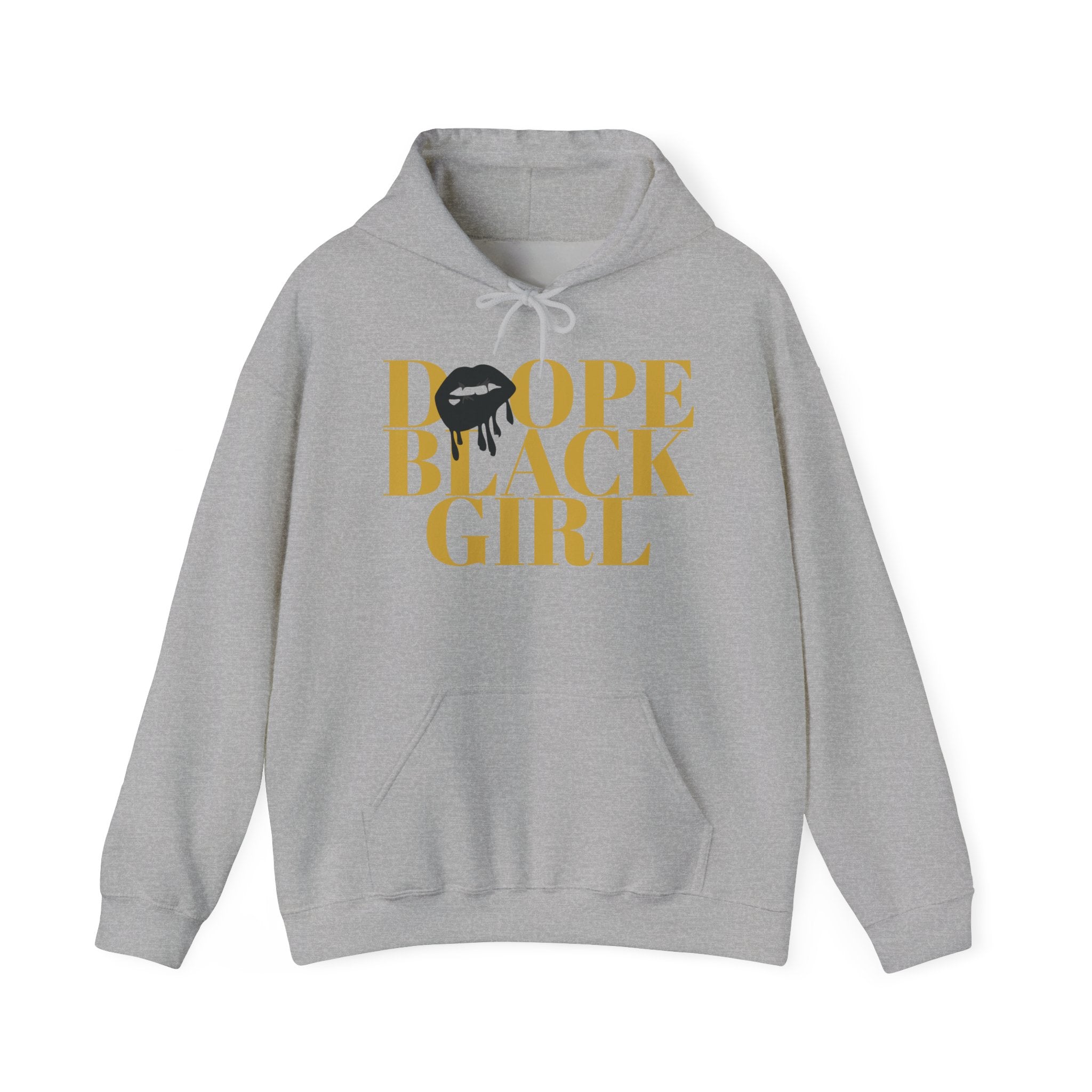 Dope Black Girl Hoodie, Unisex Sweatshirt, Empowerment Gift, Casual Streetwear, Black History Month Apparel, Birthday Gift