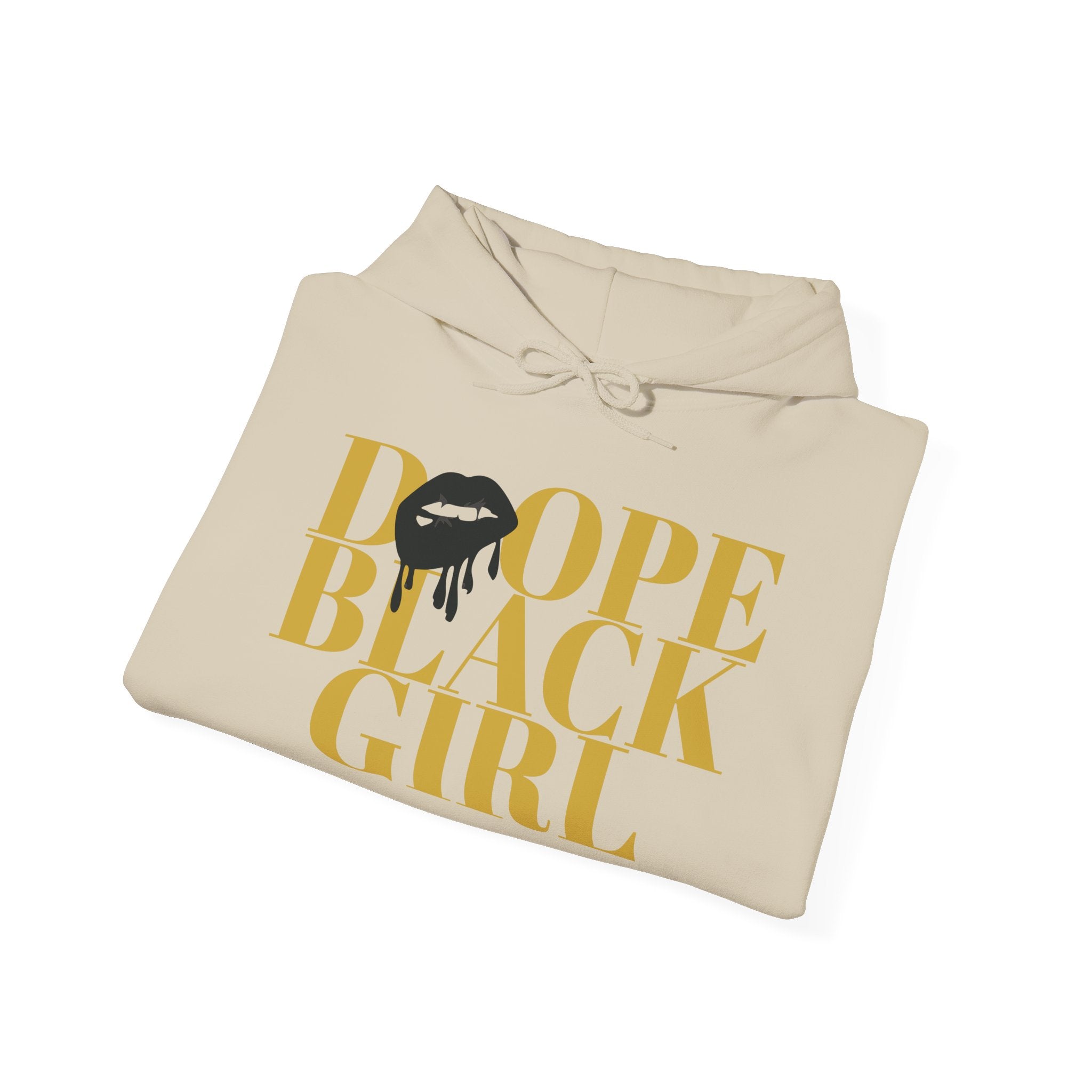 Dope Black Girl Hoodie, Unisex Sweatshirt, Empowerment Gift, Casual Streetwear, Black History Month Apparel, Birthday Gift
