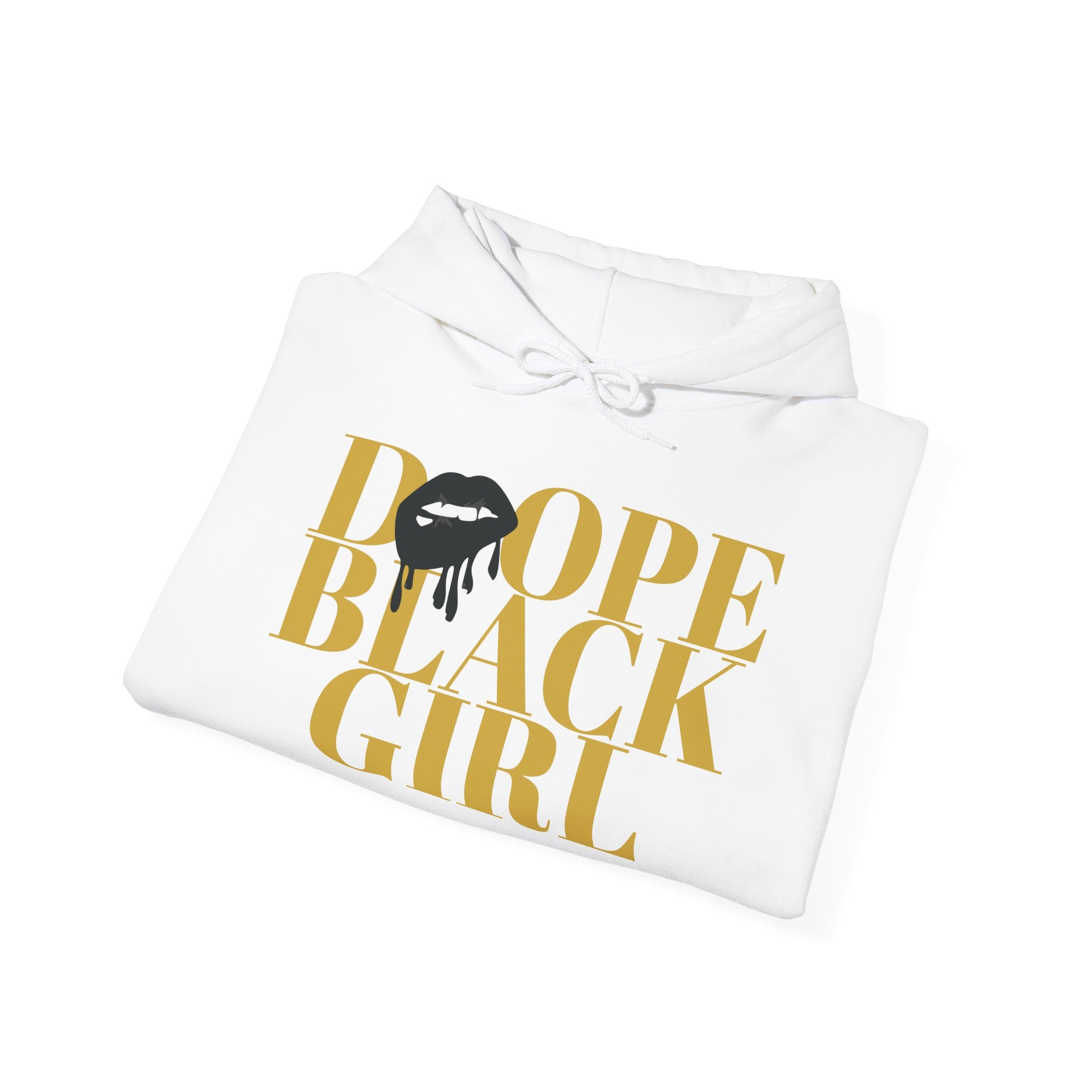 Dope Black Girl Hoodie, Unisex Sweatshirt, Empowerment Gift, Casual Streetwear, Black History Month Apparel, Birthday Gift