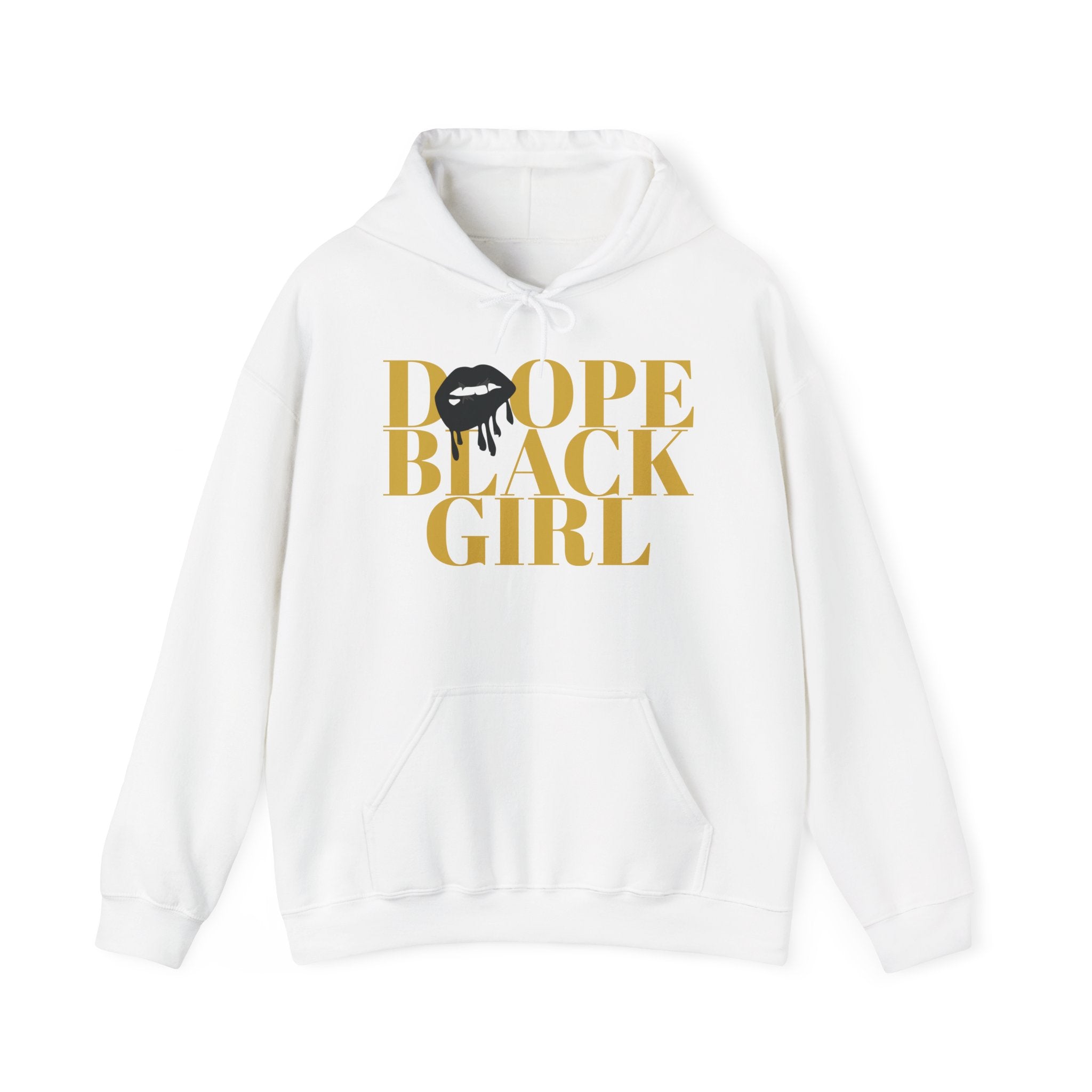Dope Black Girl Hoodie, Unisex Sweatshirt, Empowerment Gift, Casual Streetwear, Black History Month Apparel, Birthday Gift