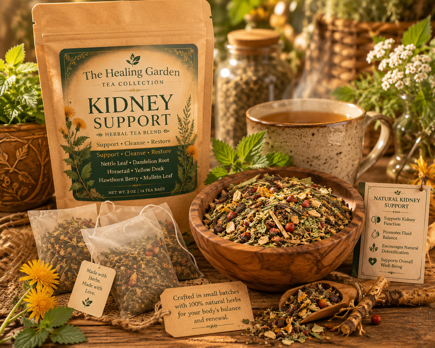 Rooted Wellness™ Kidney Support Tea Blend